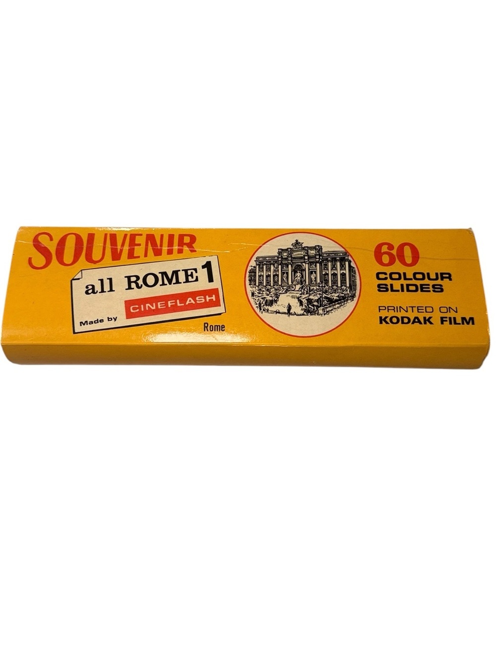 Cineflash Kodak Film Vintage 1960s All Rome 60 Colour Slides Souvenir EUC